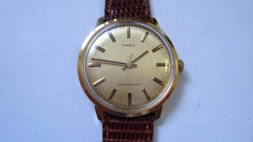 VINTAGE  WIND UP TIMEX MARLIN 1977    , RUN GREAT