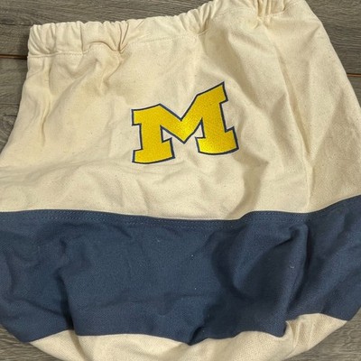 VTG University of Michigan Wolverines Backpack Tote Canvas