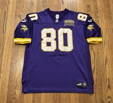 Maillot Minnesota Vikings – Cris Carter #80, Team Apparel, Taille XL, Manches Courtes, Violet