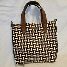Frye And Co Handbag Woven Pattern. NO STRAP. Never Been Used.