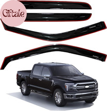 In-Channel Window Rain Guards for 2015-2026 Ford F-150  2017-2026 F-150 Raptor