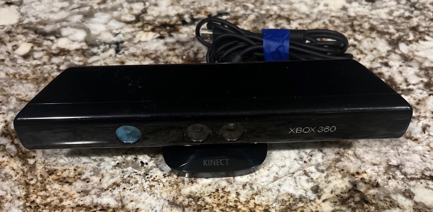 Genuine Microsoft Xbox 360 Kinect Black Sensor Bar - Model #1414 - WORKS!