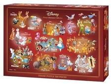 Puzzle Tenyo 300 pièces collection personnages Disney (30,5 x 43 cm) neuf