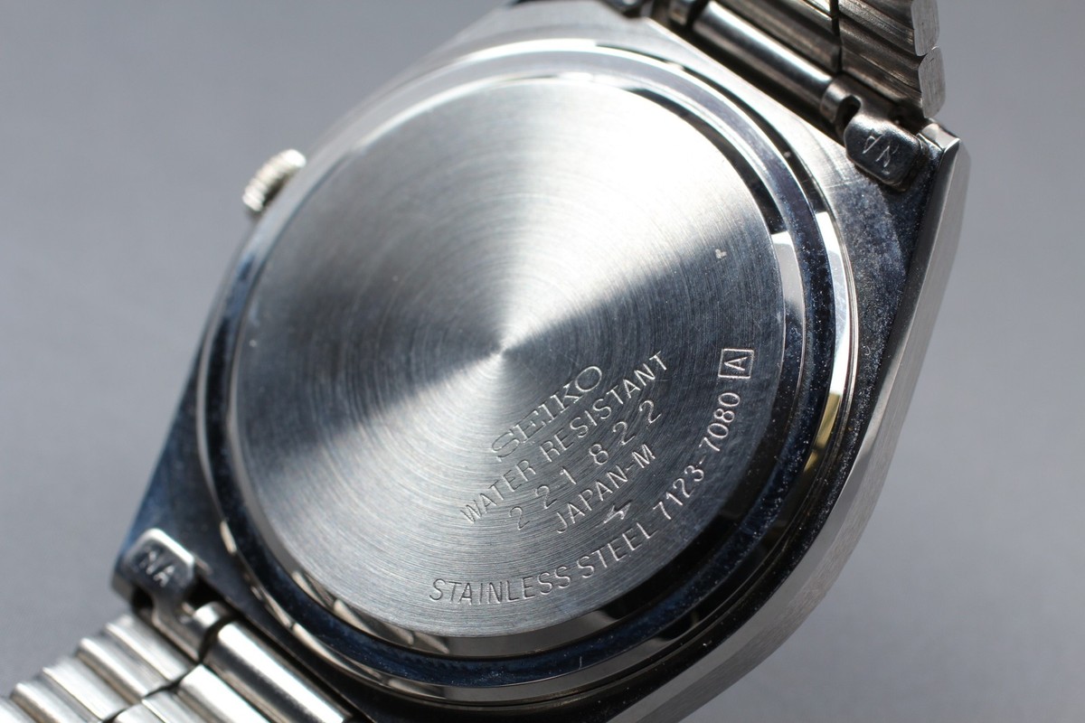 Vintage 1982[NOS TOP MINT Tag] SEIKO Type II 7123-7080 KANJI