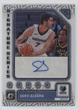 2023-24 Panini Donruss Optic Signature Series Santi Aldama #SS-ADM Auto 1bi0
