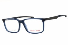 NEW Carrera CARDUC 026 0FLL 00 Matte Blue 55mm Eyeglasses
