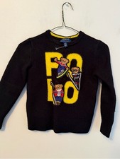Polo Ralph Lauren Polo Bear Merino Wool Sweater Size 10-12