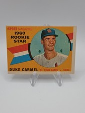 1960 Topps - Sport Magazine 1960 Rookie Star Duke Carmel #120 (RC)