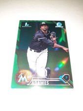 2016 Bowman Chrome José Adames 1st Bowman Green Refractor #BCP220 97/99 Miami Ma
