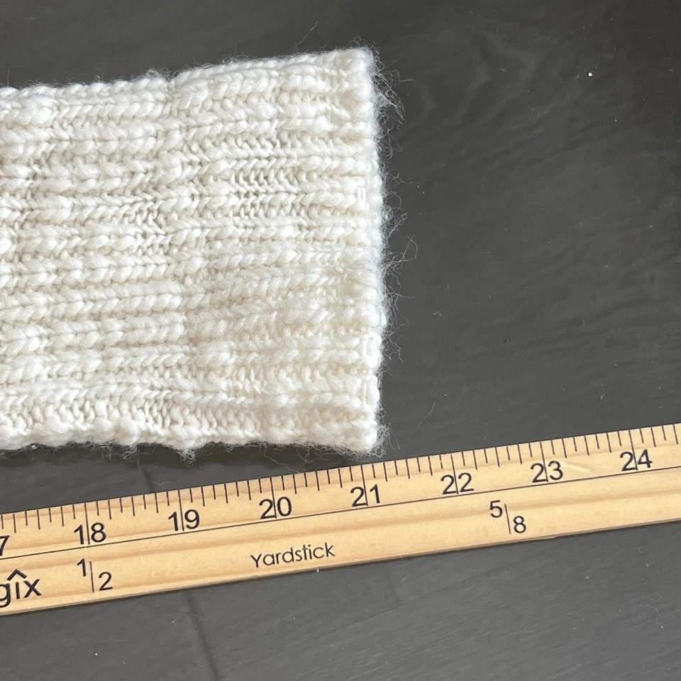 Шерстяной кремовый вязаный длинный кардиган Kenneth Cole с ремнем удобный мягкий женский размер M - Изображение 4 из 4