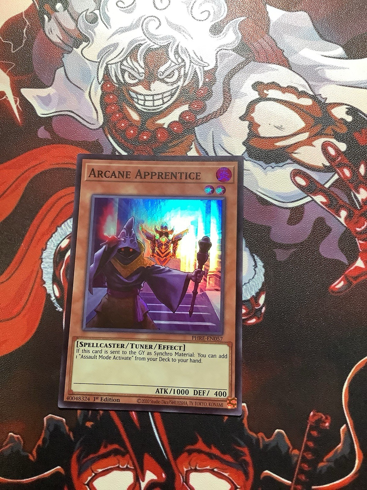 Yu-gi-oh TCG Phantom Revenge PHRE-EN057 Arcane Apprentice Super Rare NM 