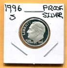 Gem 1996-S Proof Cameo Silver Roosevelt Dime - Free Shipping