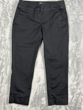 New York Company 7th Avenue Pants Womens 2 Black Stretch Ankle Dress
