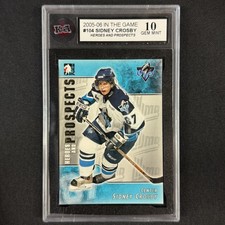2005-06 In The Game Sidney Crosby #104 Heroes and Prospects KSA 10