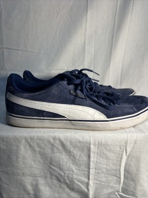 Puma Mens Classic 359863 12 Blue Casual Shoes Sneakers Size 11.5