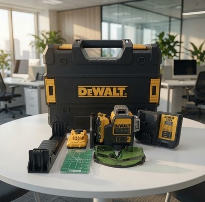   DEWALT DW089LG 12V Green Laser Level   3×360° Full Coverage Precision Tool