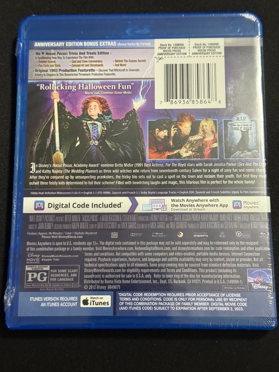 (未使用･未開封品)Hocus Pocus (25th Anniversary Edition) [Blu-ray] Hocus Pocus 25th Anniversary Halloween Bash (Blu-ray +