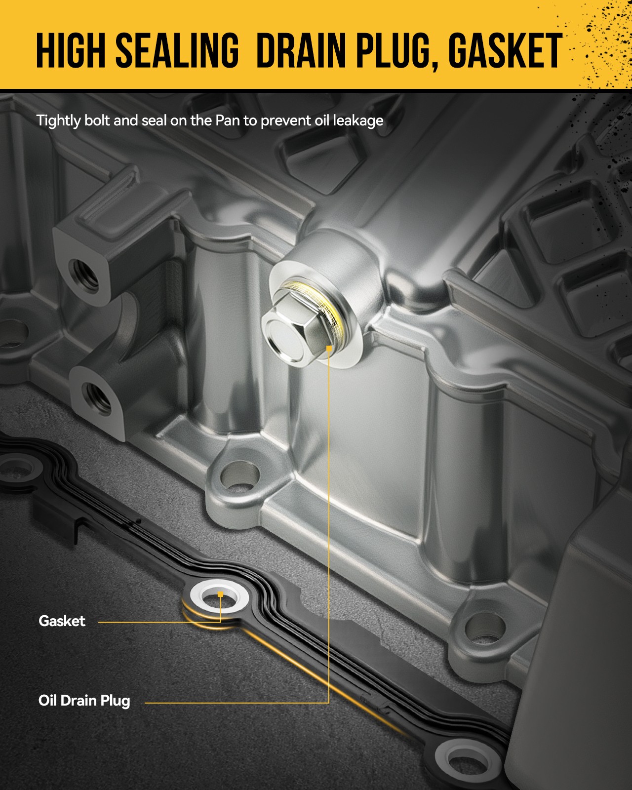 Aluminum Engine Oil Pan For 2000-2002 Mercedes-Benz E320 All Engine URO009114