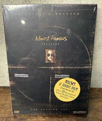 SEALED Almost Famous - The Bootleg Cut (DVD, 2001, 2-Disc Set + Stillwater CD)