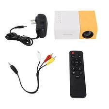 Portable Projector 400-600lm High Definition Movie Projector for Home Use 