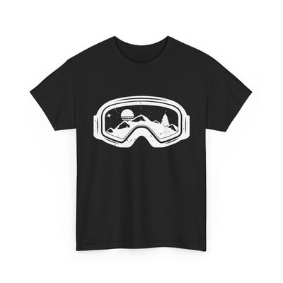 Skiing Goggle T-Shirt, Skiing Winter Sports Lovers Ski Skier Women Men Shirt