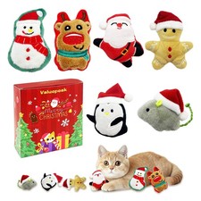 Valuepeak 6 Pack Christmas Catnip Toys with Gift Box -