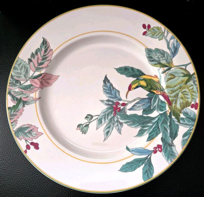 SET OF 3 MIKASA MAXIMA FINE CHINA NATURE'S HARMONY DINNER PLATES 10 3/4''