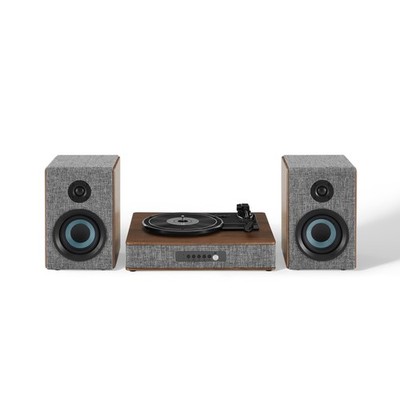 Aria Bluetooth Turntable with Speakers & FM Radio