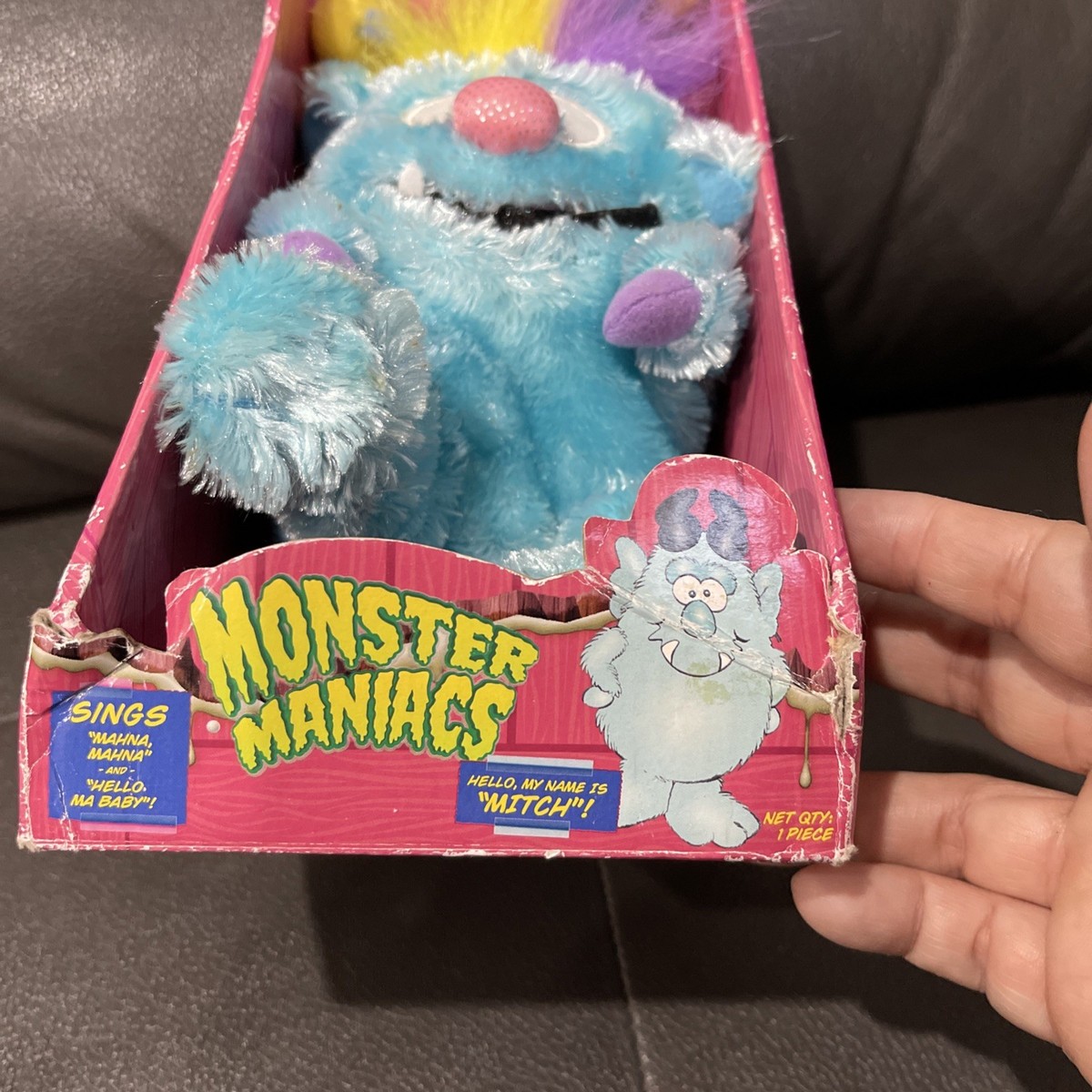 【限定商品】マイラン mylan ハーモニティ　アメジスト　ヒマラヤ岩塩 41) Gemmy Mitch Monster Maniacs Blue Plush Sings Mahna Mahna/happy