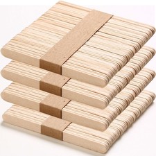 240 Pcs Craft Sticks - 4.5 Inch Wooden Wax Sticks for Hair Removal and Waxing