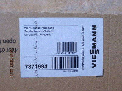 Viessmann Wartungsset zu Vitodens 200 / 222 F Art. Nr.: 7871994