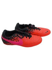 Nike Elastico II Fußballschuhe Hallenschuhe Orange Schwarz Gr. 40