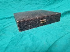 alter leerer Besteckkasten für 12 Teelöffel O Müller Leipzig (G)