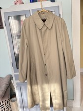 Men s Vintage 44 Regular Rainmaker Trench Coat Zip Out Lining Perfect Condition