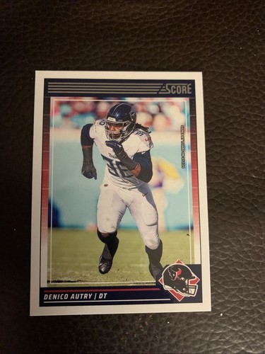 2024 PANINI SCORE DENICO AUTRY BASE FOOTBALL CARD TEXANS TITANS NFL donruss