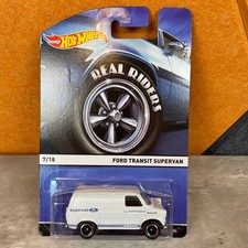Hot Wheels Heritage Real Riders Ford Transit Supervan White CFN60 2014 7/18