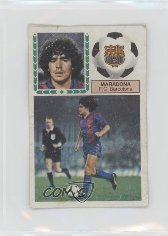 1983-84 Panini/Este Liga 1a Division Diego Maradona 0a4f