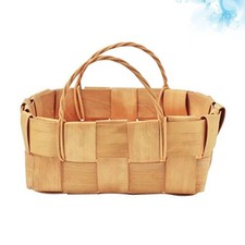  Cestino Porta Oggetti Cesta Legna Cesto Di Frutta Intrecciato Vegetale