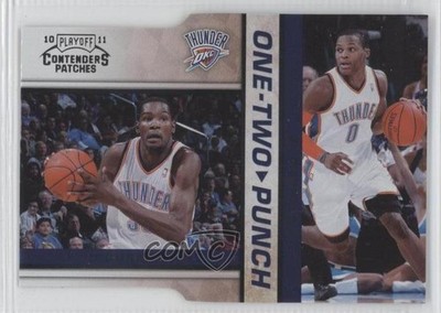 2010 Playoff Contenders Patches One-Two Punch Silver Die-Cut Kevin Durant 0g4