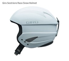 Giro Sestriere Race Snow Helmet. Adult Small/youth, White. 53.5-55.5 Cm