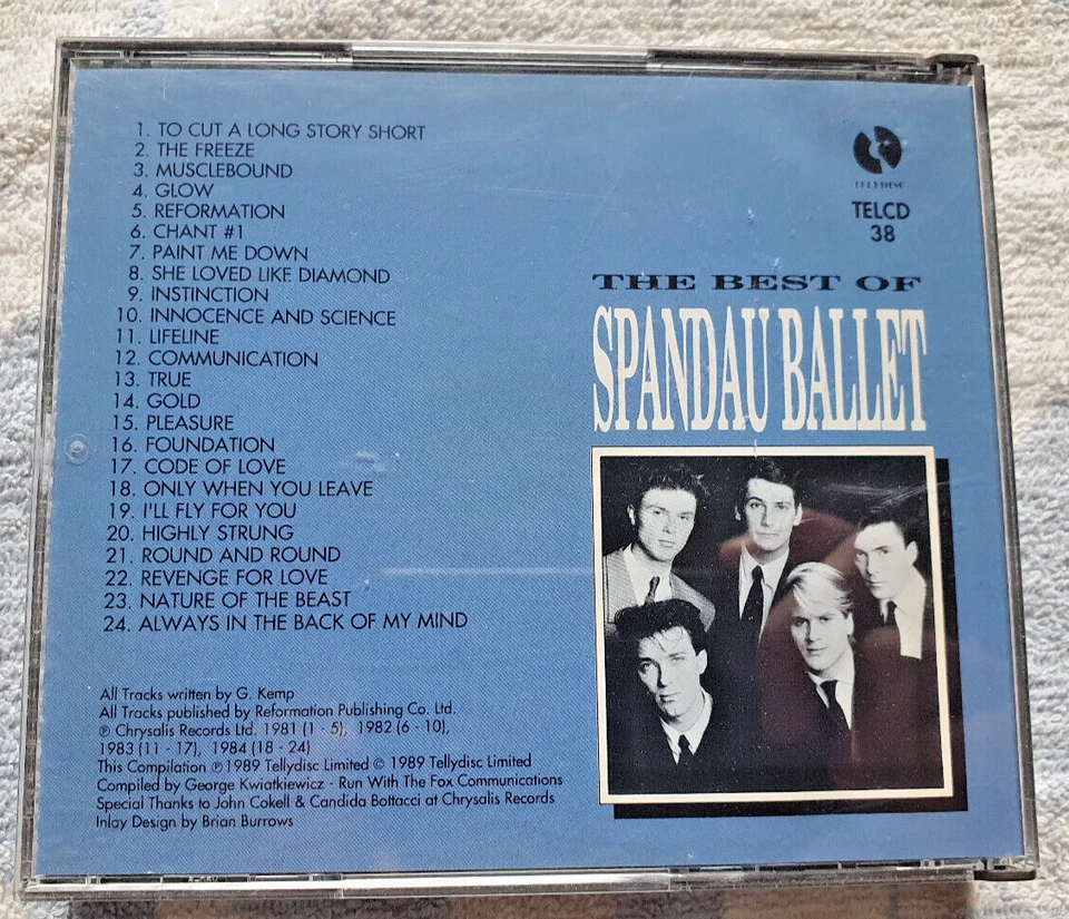 Spandau Ballet The Best Of 2 CD´s 24 Titel - Bild 2 von 2