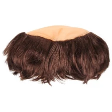 Monk Bald Cap Wig Cosplay Prop Halloween Party Wig for Adults