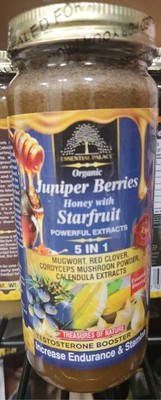 Organic Juniper Berries Honey wth Star Fruit