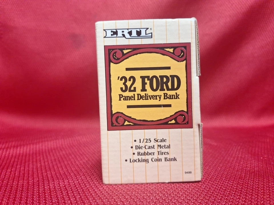 MINT Ertl Anheuser Busch 1932 Ford Panel Delivery Bank Truck Diecast Metal 1/25 - Image 2 of 4