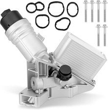 11428583895 Upgrade Aluminum Oil Cooler Filter Housing Assembly Compatible