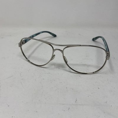 Oakley Feedback 4079-07 Silver Blue Sunglasses Frame Only 250U