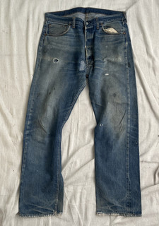 Vintage selvedge Levi's 501 36W 31L possibly 'single stitch'.