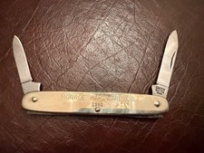 Vintage CAMILLUS 2 Blade Pen Knife Monroe Hardware Co. 1990 Made In USA
