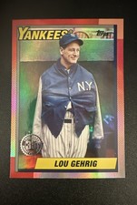 2025 Topps Update Series - 1990 Topps Baseball Lou Gehrig #U90-14