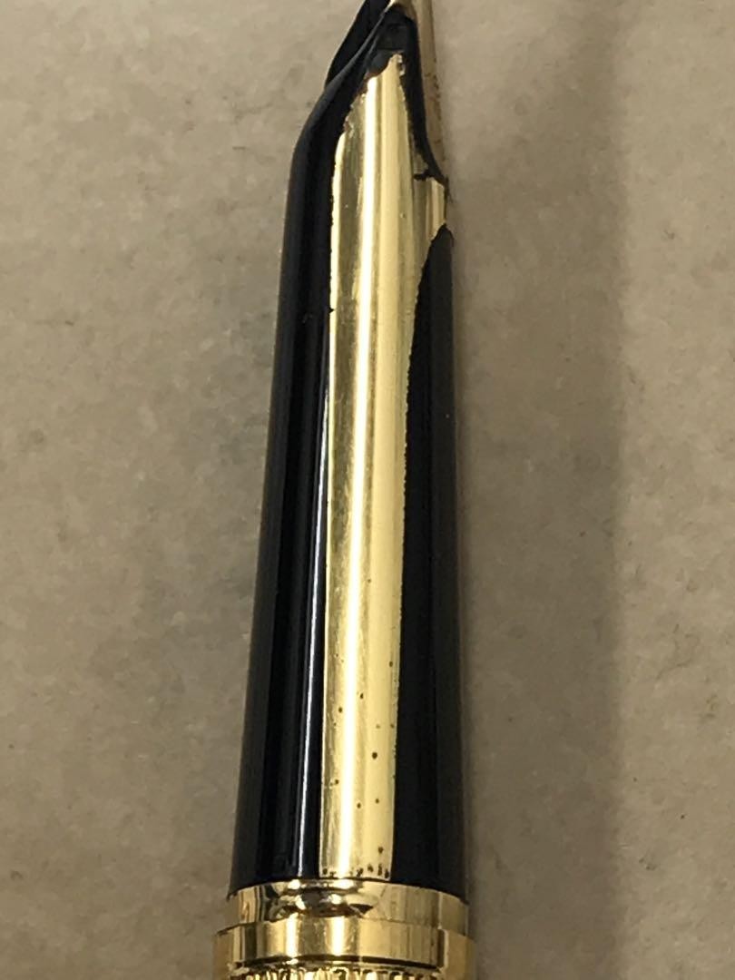 筆記具 waterman k18 750 Waterman C/F Fountain Pen Nib K18 750 Engraved Vintage | eBay
